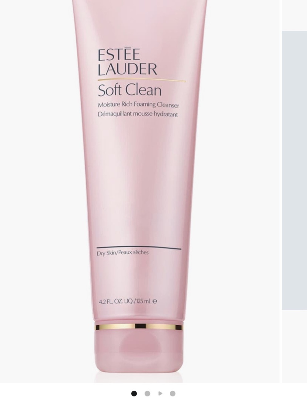 Estee Lauder Soft Clean Moisture Rich Foaming Cleanser - Light Pink Tube